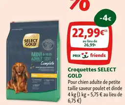 Maxi Zoo SELECT GOLD Croquettes offre