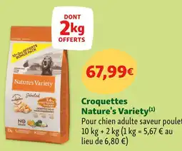 Maxi Zoo Nature's Variety Croquettes offre