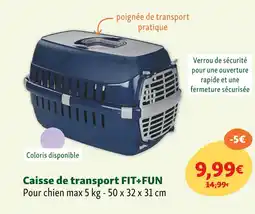 Maxi Zoo FIT+FUN Caisse de transport offre