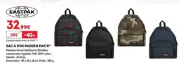 EASTPAK SAC À DOS PADDED PAK'R