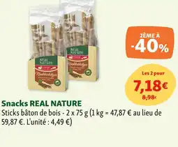Maxi Zoo REAL NATURE Snacks offre
