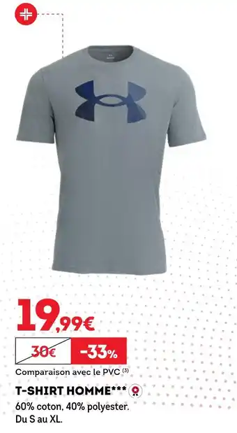 Sport 2000 UNDER ARMOUR T-SHIRT HOMME offre