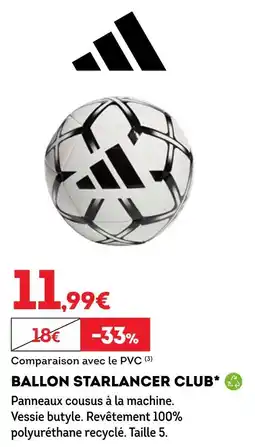 Sport 2000 adidas BALLON STARLANCER CLUB offre