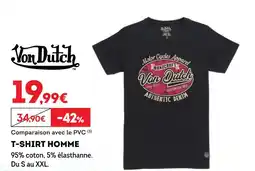 Sport 2000 Von Dutch T-SHIRT HOMME offre
