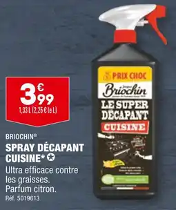 ALDI BRIOCHIN SPRAY DÉCAPANT CUISINE offre