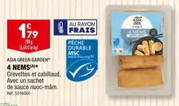 ALDI ASIA GREEN GARDEN 4 NEMS offre