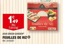 ALDI ASIA GREEN GARDEN Feuilles de riz offre