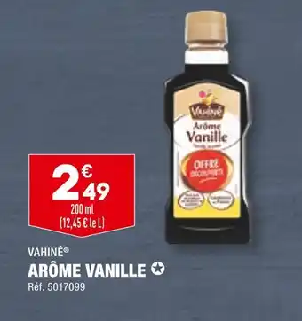 ALDI VAHINÉ ARÔME VANILLE offre