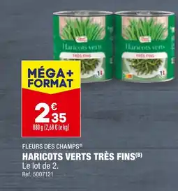 ALDI FLEURS DES CHAMPS Haricots verts très fins offre