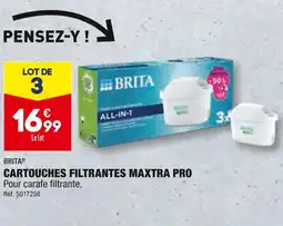 ALDI BRITA CARTOUCHES FILTRANTES MAXTRA PRO offre