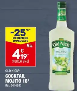 ALDI OLD NICK COCKTAIL MOJITO 16° offre