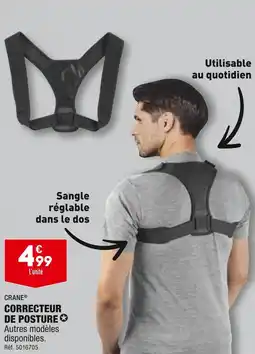ALDI CRANE Correcteur de posture offre