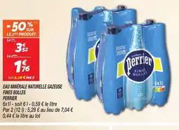 Netto EAU MINÉRALE NATURELLE GAZEUSE FINES BULLES offre