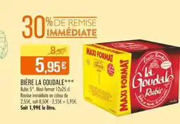 Match LA GOUDALE BIÈRE offre