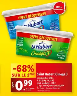 Lidl Saint Hubert Saint Hubert Omega 3 offre