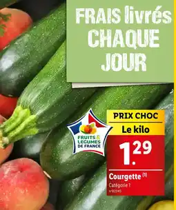 Lidl Courgette offre