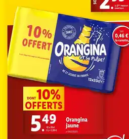 Lidl Orangina Orangina jaune offre