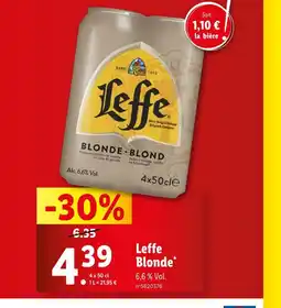 Lidl Leffe Leffe Blonde offre