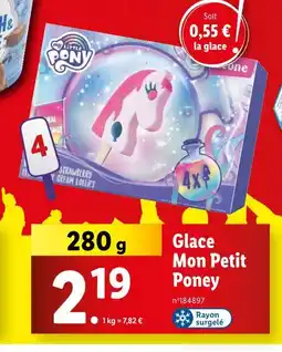 Lidl Mon Petit Poney Glace offre