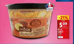 Lidl L'étal du Volailler Box de nuggets crispy offre