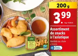 Lidl VITASIA Assortiment de snacks à l’asiatique offre