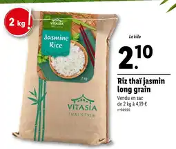 Lidl VITASIA Riz thaï jasmin long grain offre