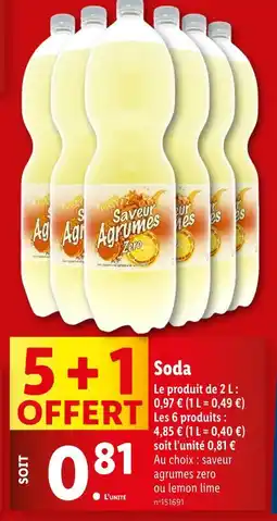 Lidl Freeway Soda offre