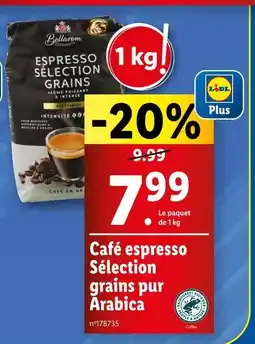 Bellarom Café espresso Sélection grains pur Arabica