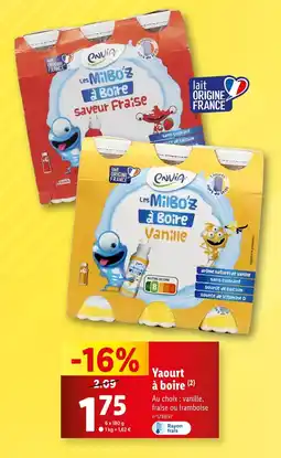 Lidl envia Yaourt à boire offre