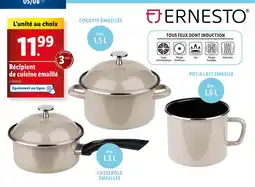 Lidl ERNESTO Récipient de cuisine émaillé offre