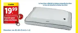 Lidl zoofari Coussin pour chien été/hiver offre