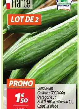 Netto CONCOMBRE offre