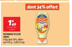 Netto MAYONNAISE DE DIJON AMORA offre