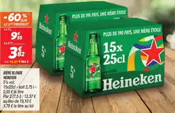 Netto BIÈRE BLONDE HEINEKEN 5% vol. offre