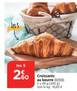 Bi1 Croissants au beurre offre