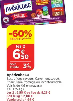 Bi1 Apéricube (A) offre