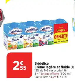 Bi1 Bridélice Crème légère et fluide offre