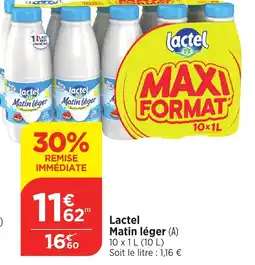 Bi1 Lactel Matin léger (A) offre