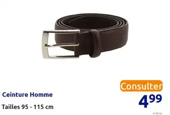 Action Ceinture homme offre