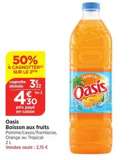 Bi1 Oasis Boisson aux fruits offre
