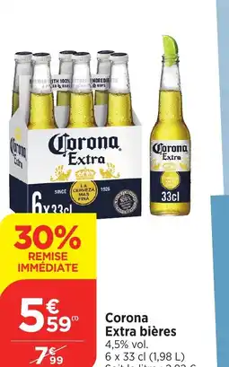 Bi1 Corona Extra bières offre