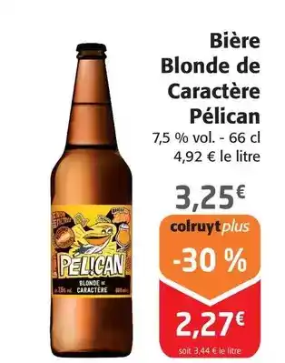 Colruyt Pelican - bière blonde de caractère offre