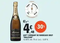 E.Leclerc Malsan - aop crémant de bordeaux brut offre