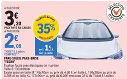 E.Leclerc Tech9 - pare-soleil pare-brise offre
