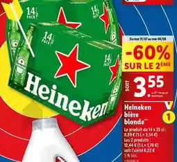 Lidl Heineken - bière blonde offre