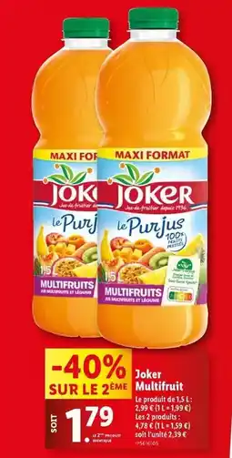 Lidl Joker - multifruits offre