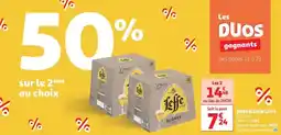 Auchan Supermarché Leffe - bière blonde offre
