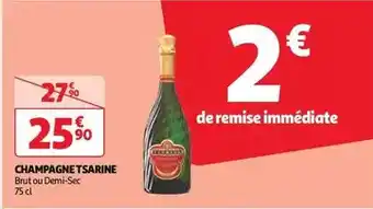 Auchan Supermarché Tsarine - champagne offre