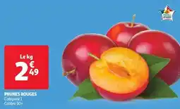Auchan Supermarché Prunes rouges offre