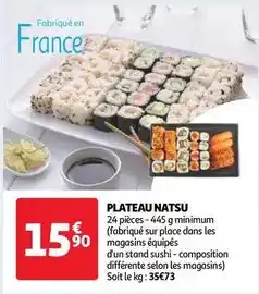 Auchan Supermarché Plateau natsu offre